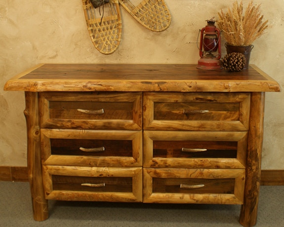 Uintah Log and Reclaimed Yukon Dresser Aspen & Reclaimed TD1031