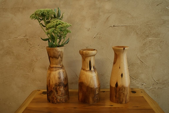 Uintah Log and Reclaimed Vases TD1071