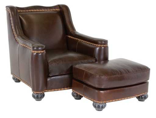 country chair and ottoman