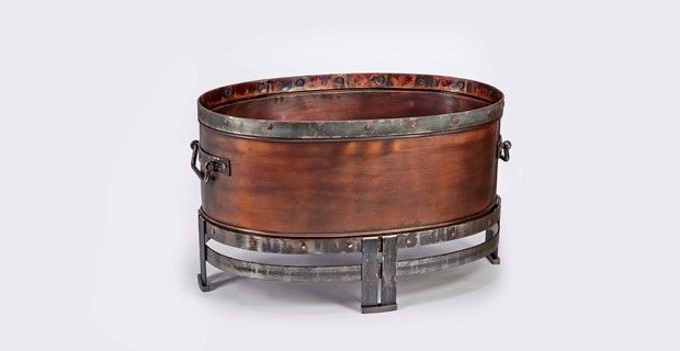 Jatex International Copperstone 40 Inch Oval Fire Pit 25026