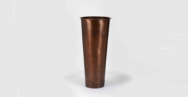 Jatex International Charleston Tall Copper Planter - Large 24343