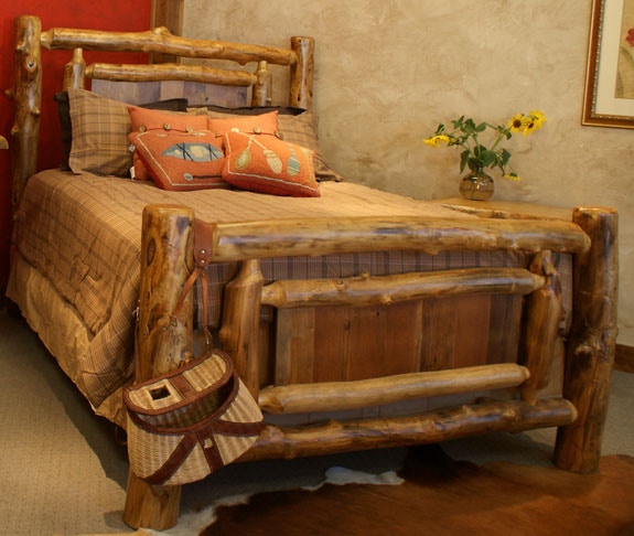 Uintah Log and Reclaimed Yukon Bed TD1008