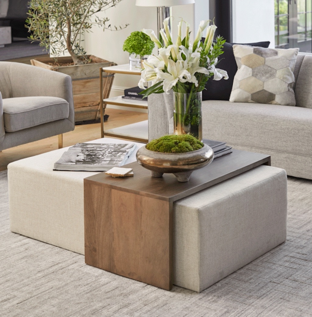 Alder and Tweed Asher Ottoman AT9706-SLL