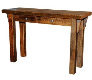 Wholesale Amish BARNWOOD CONSOLE TABLE B326
