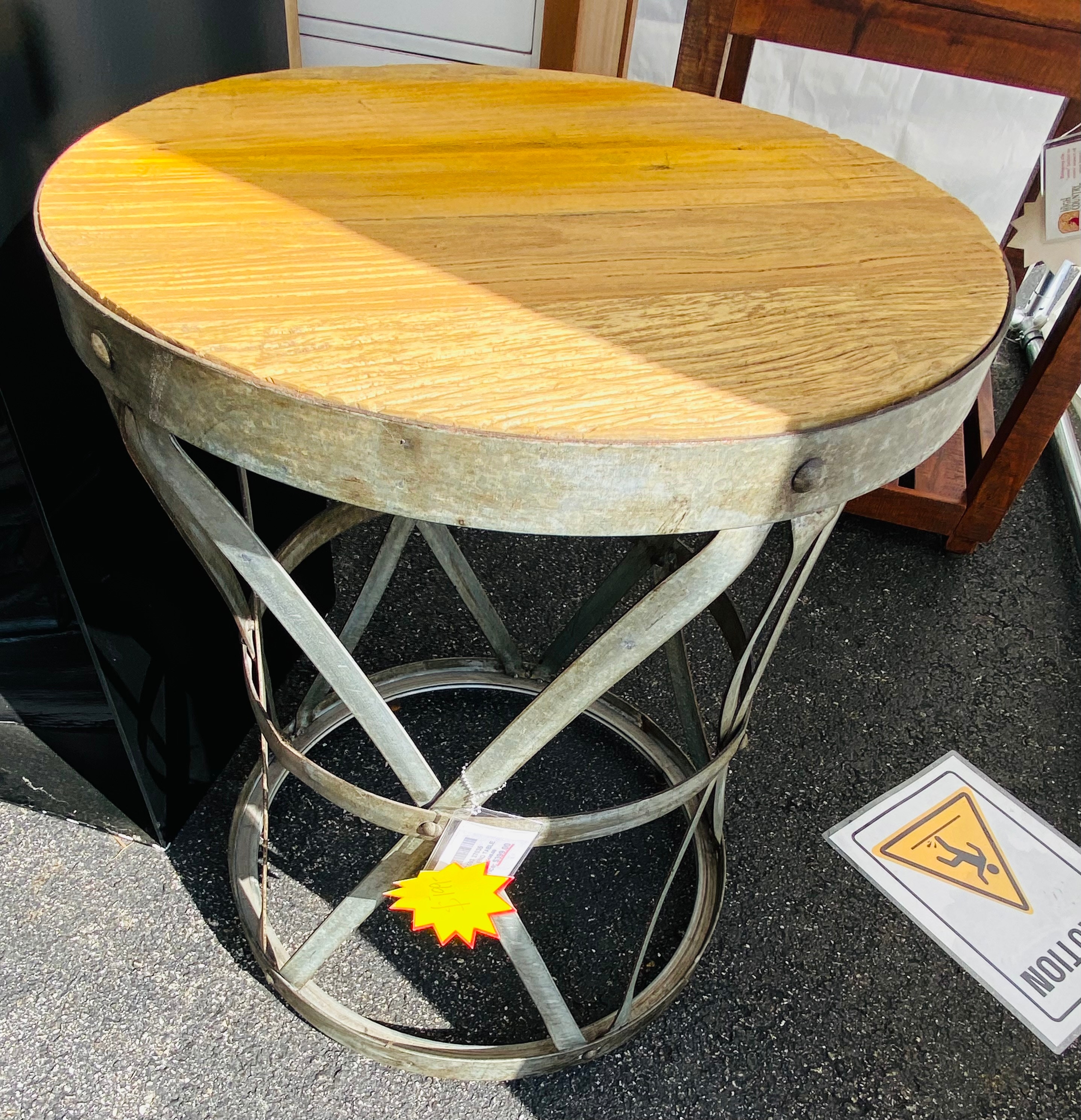 TENT SALE Furniture Classics - Industrial End Table DNRFC593