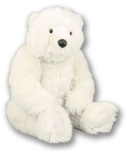 White Polar Bear Hug Plush Soft Stuffed Animal 16" Ditz Design Hen House 