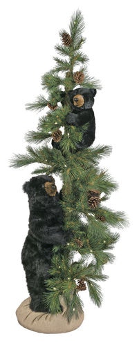 Ditz Designs High Mountain Tree Play, 72 Inches Black 70257