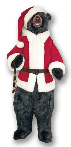 Ditz Designs Santa Black Bear 58 Inches - New Smile 75040