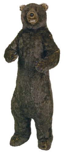 Ditz Designs Standing Grizzly Bear 58 Inches - Smile 75058
