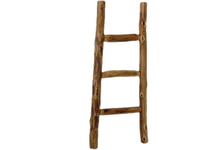 Rustic Log Kiva Ladder (48H) in Natural Log KLAD-48-NL