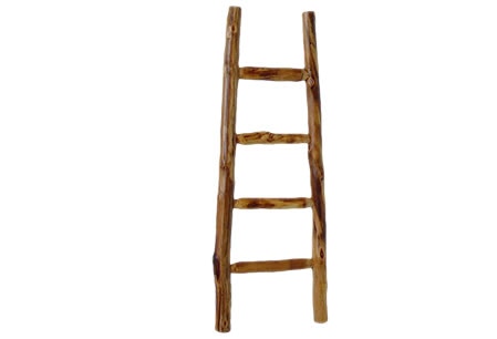 Rustic Log Kiva Ladder (60H) in Natural Log KLAD-60-NL