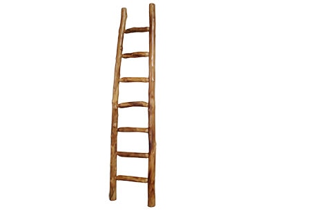 Rustic Log Kiva Ladder (96H) in Natural Log KLAD-96-NL