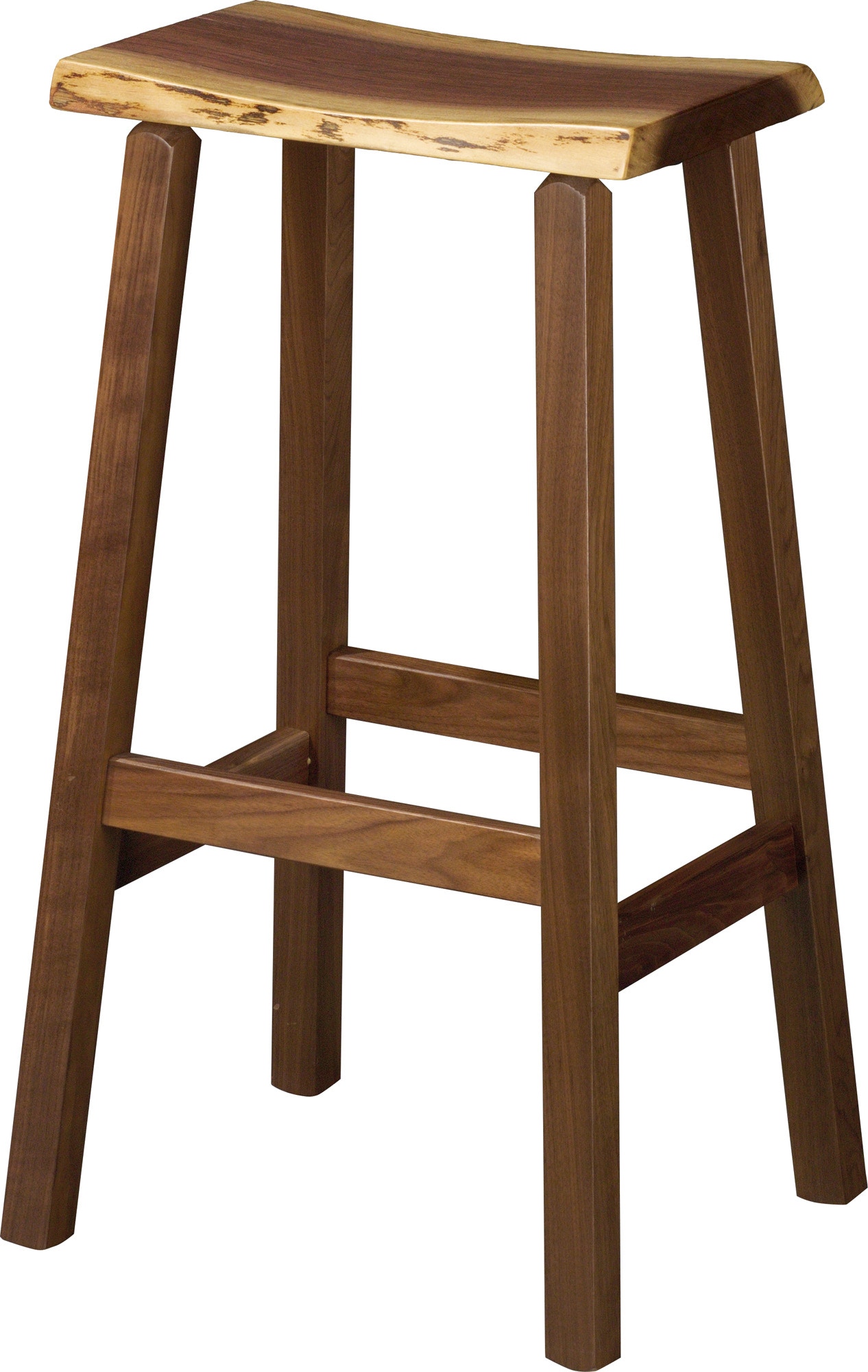 Barkman Live Edge Pub Chair 10300-0402BS