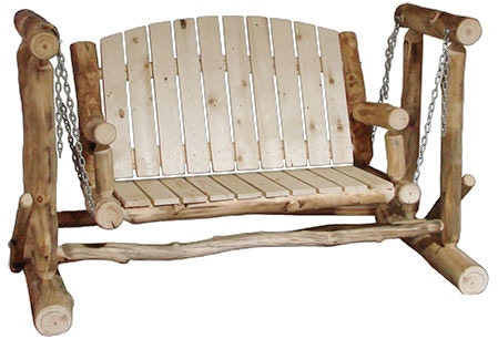 Wooden deals outdoor glider