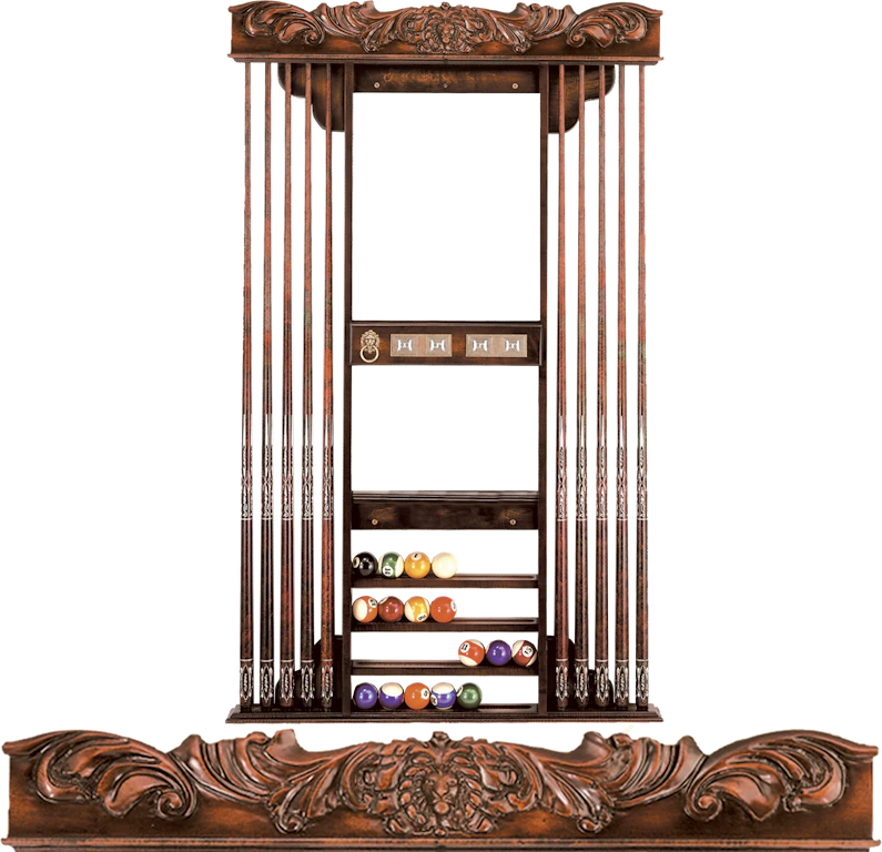 Olhausen Billiards Bar and Game Room Deluxe Cue Rack 729 St. Leone ...