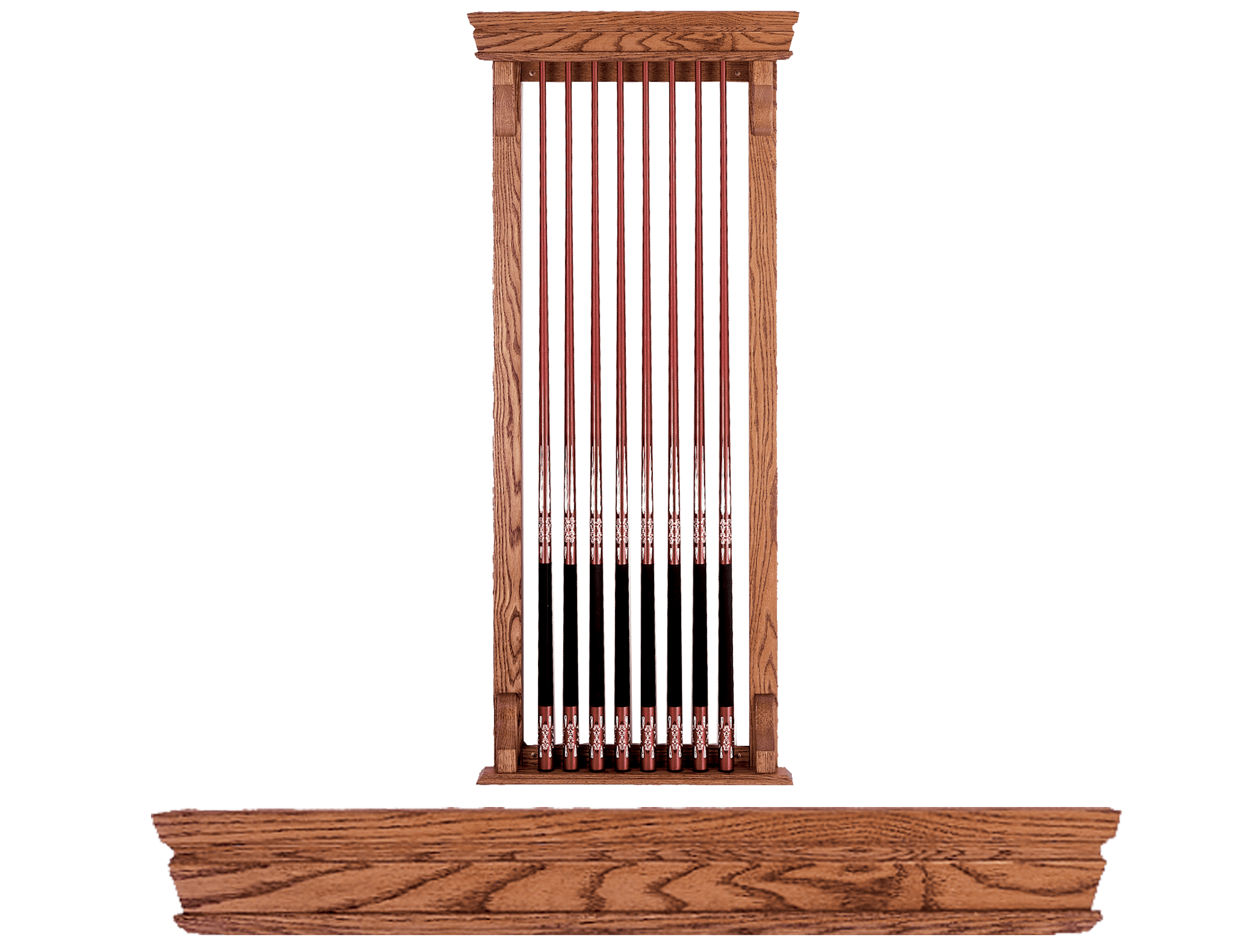 Olhausen Billiards Cue Rack 703 Augusta Cue Rack 703 Augusta