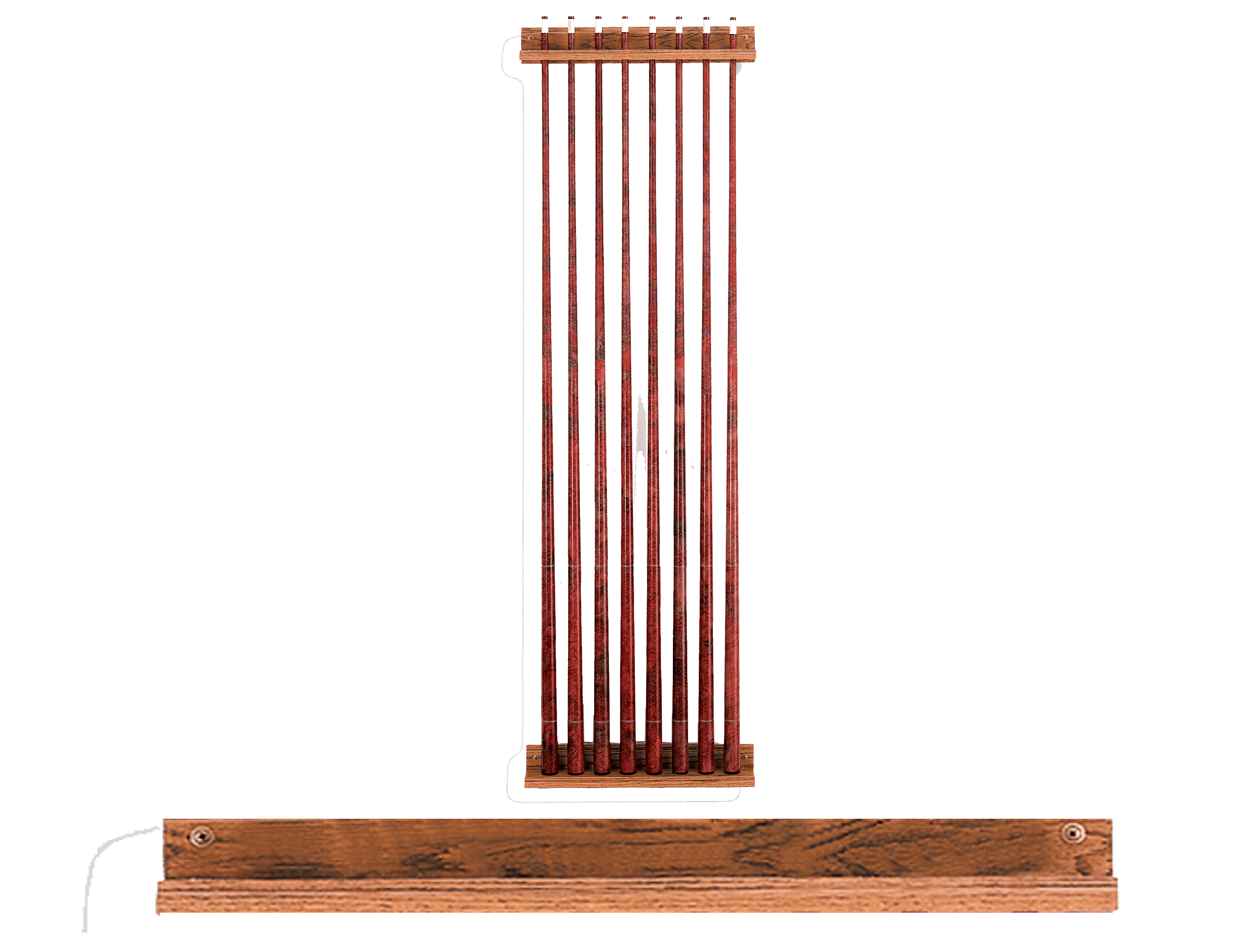 Olhausen Billiards Cue Rack 712 Drake Cue Rack 712 Drake