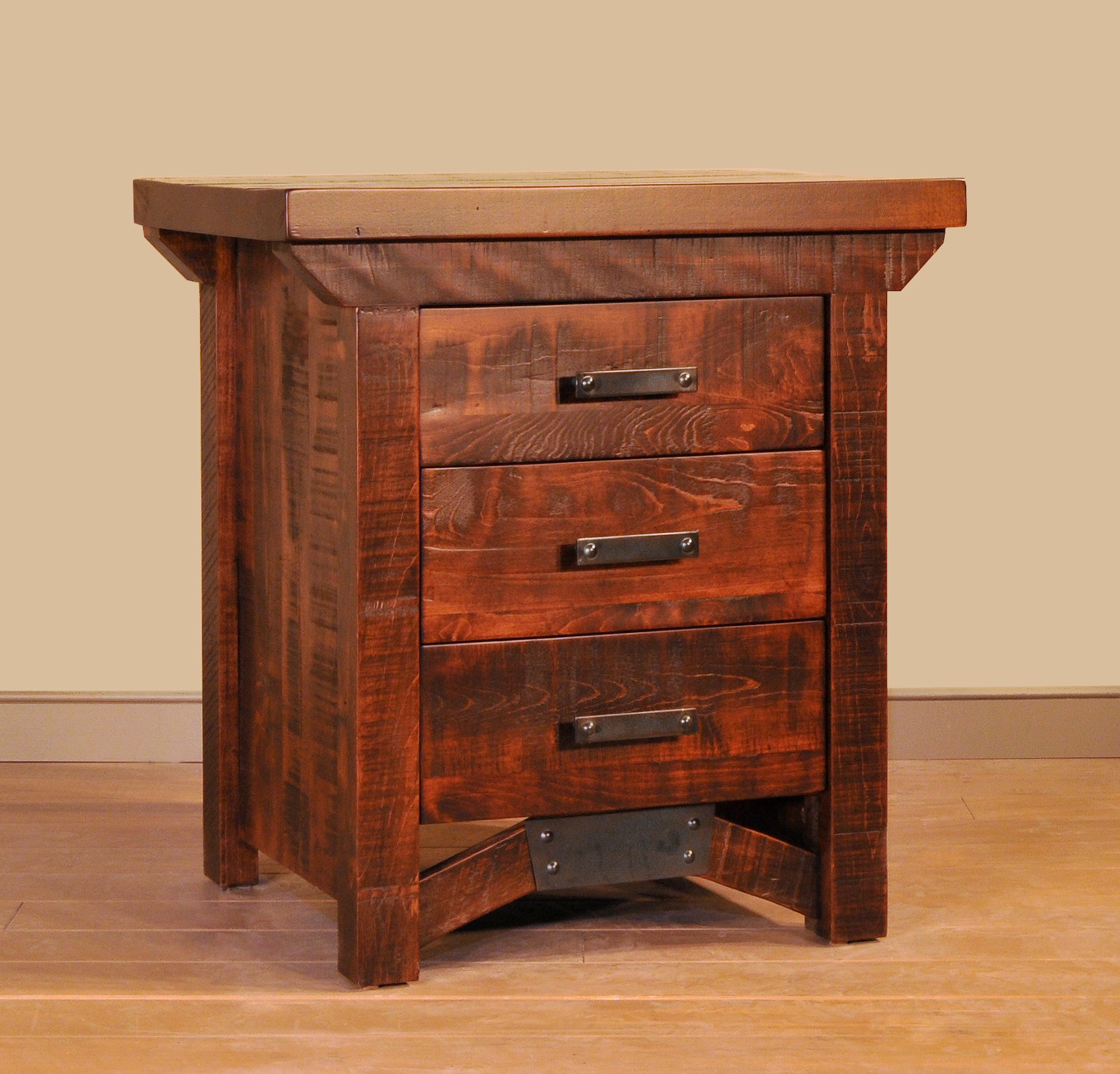 Ruff Sawn Rustic Carlisle nightstand RCN52830