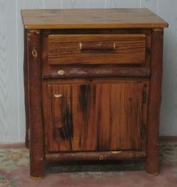 Wholesale Amish NIGHTSTAND W/DRAWER & DOOR BARNWOOD S460