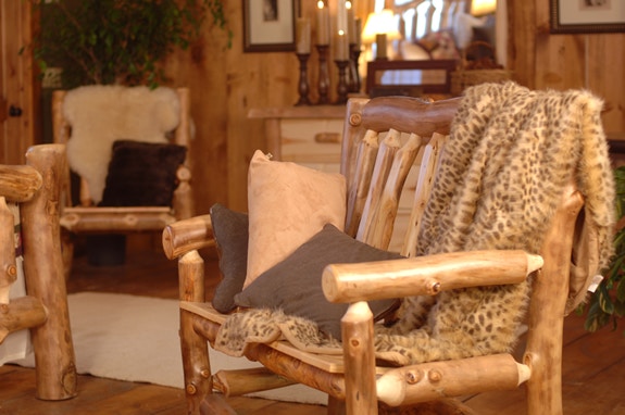 Uintah Log and Reclaimed Silver Creek Sofa TD1066