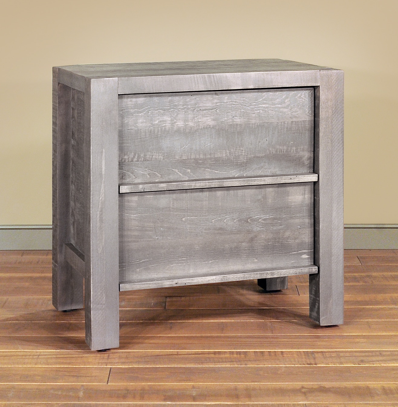 Ruff Sawn Seqouia Night Stand SN282
