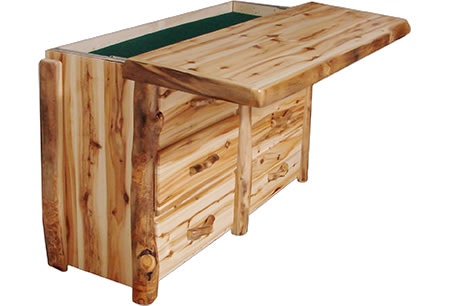 Rustic Log Sliding Top ST2