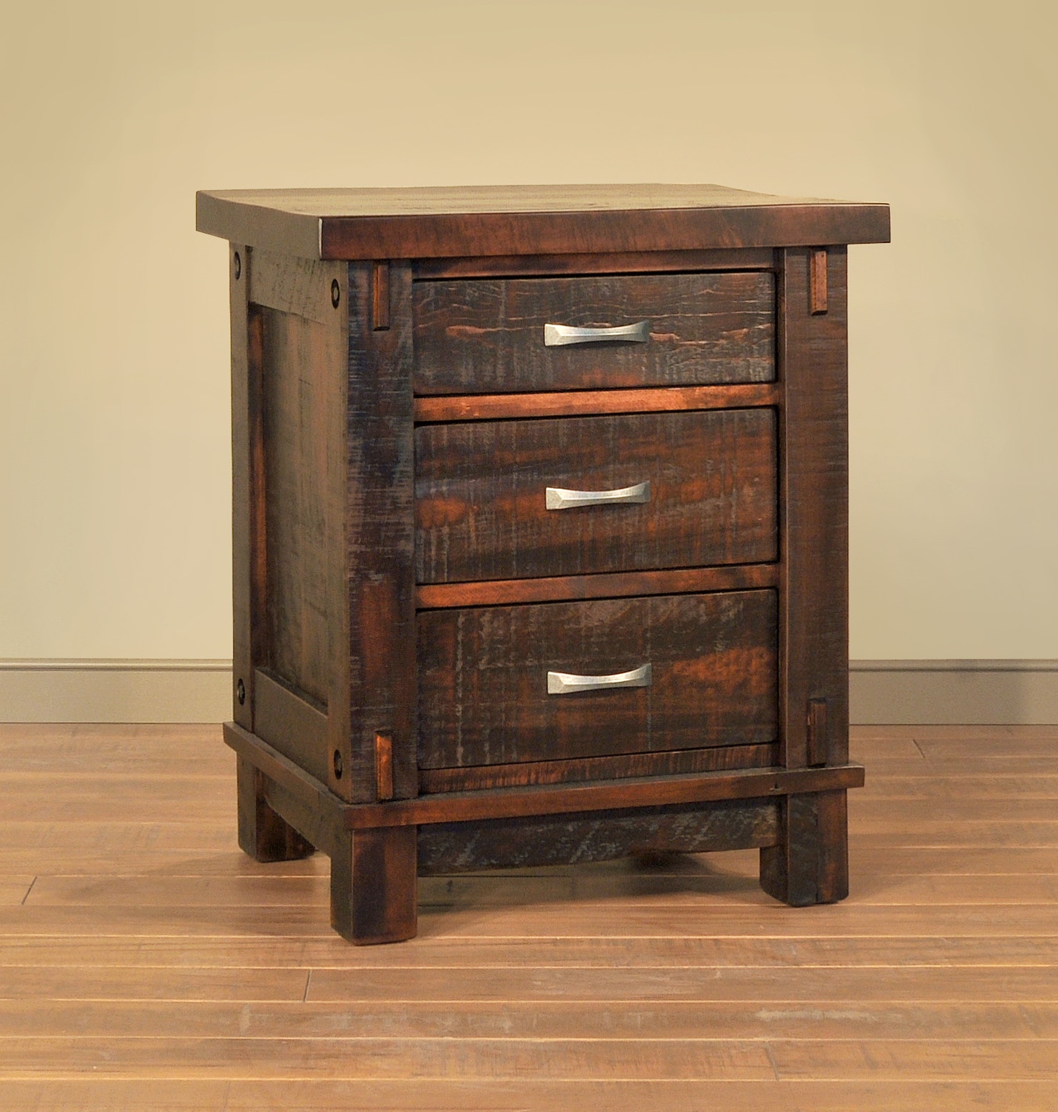 Ruff Sawn Timber Night Stand S TND3126
