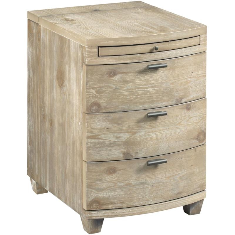 Hammary Bowfront Chairside Table 200-025