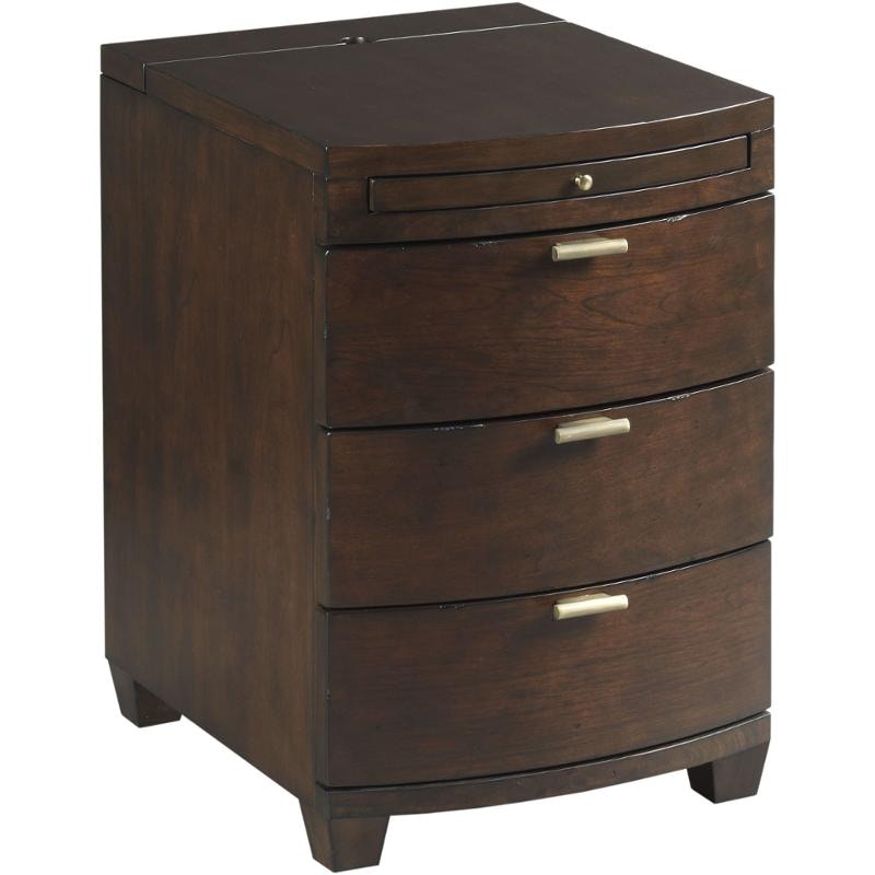 Hammary Bowfront Chairside Table 200-026