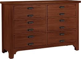 Vaughan Bassett X Bungalow 6 Drw Dbl Dresser 742-001