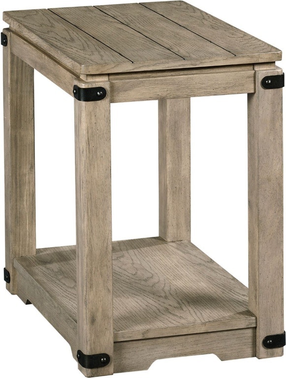 Hammary Chairside Table 1 Fixed Shelf 836916 Bacons Furniture Port