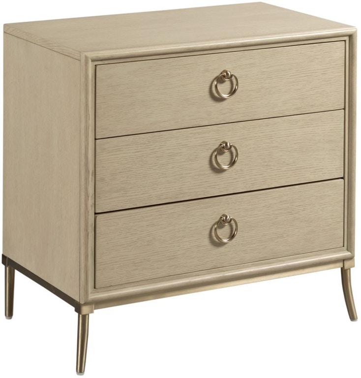 American Drew Lenox 3 Drawer Nightstand 923-421