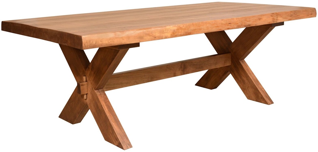 Ruffsawn Dining Room Cross Creek Table Solid Maple Made