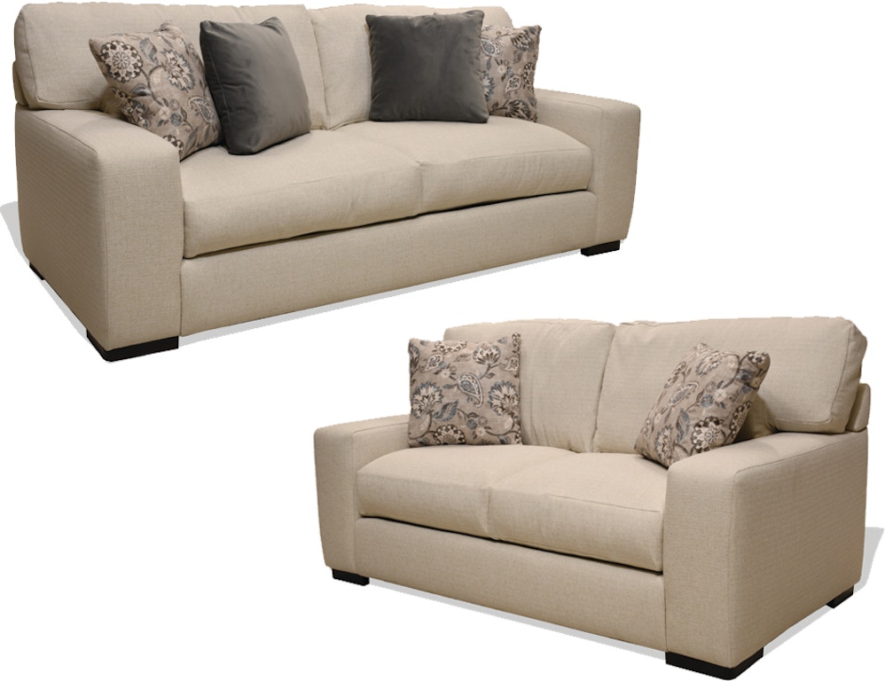 Vaughn Cream Sofa And Loveseat