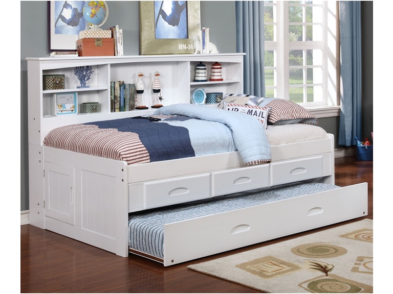 Discovery Furniture Carolinawhite Discovery Furniture Carolina White Daybed With Trundle Mattress Free