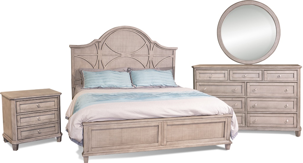 Scroll King Bed Set