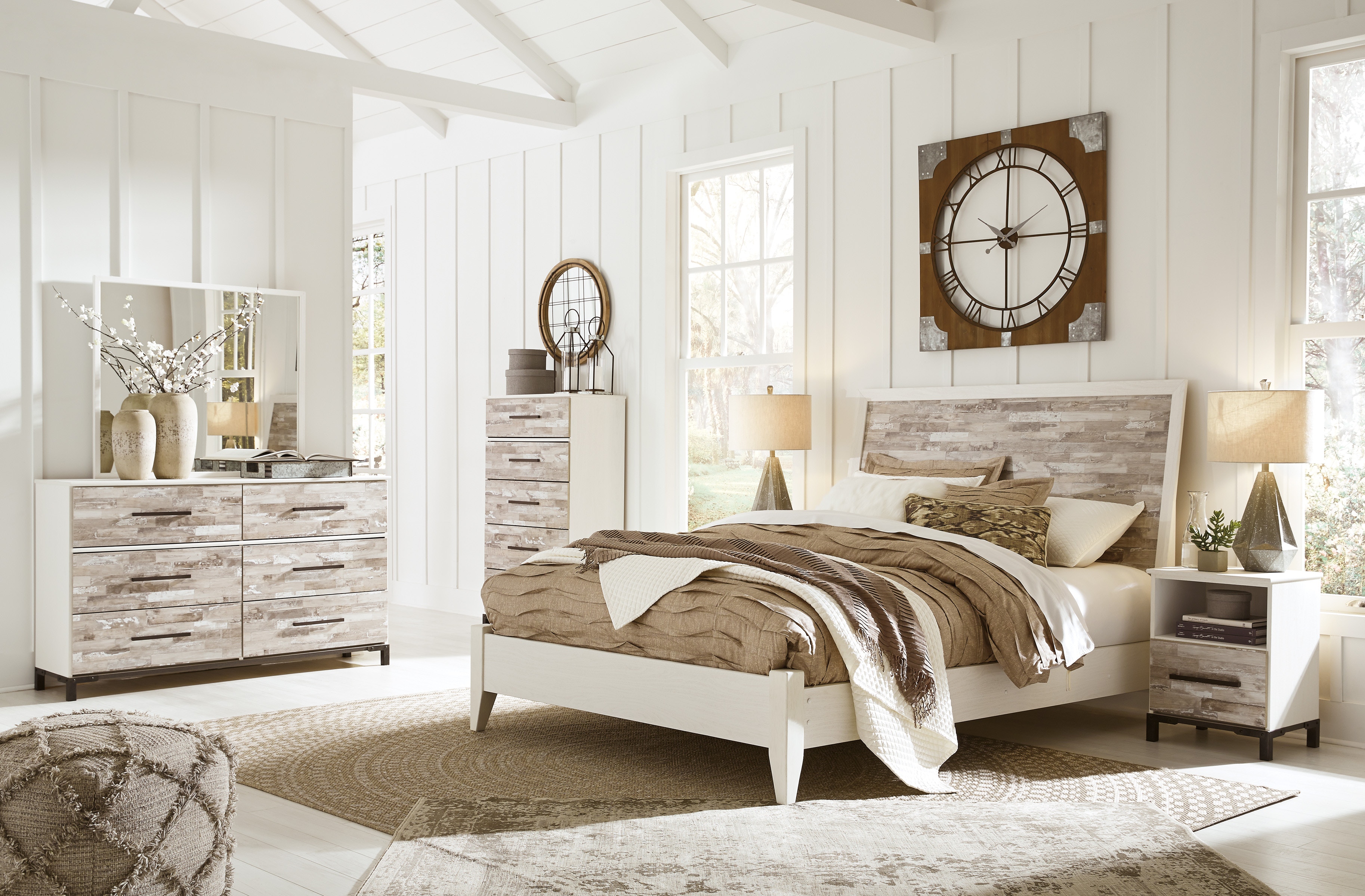 King Bed Set King Bed Dresser Mirror