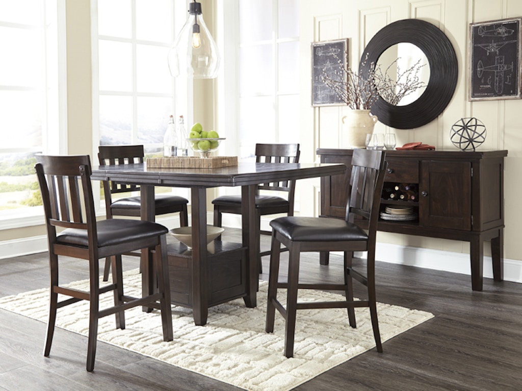 Signature Design By Ashley Dining Room Table 4 Stools Pkg 7608