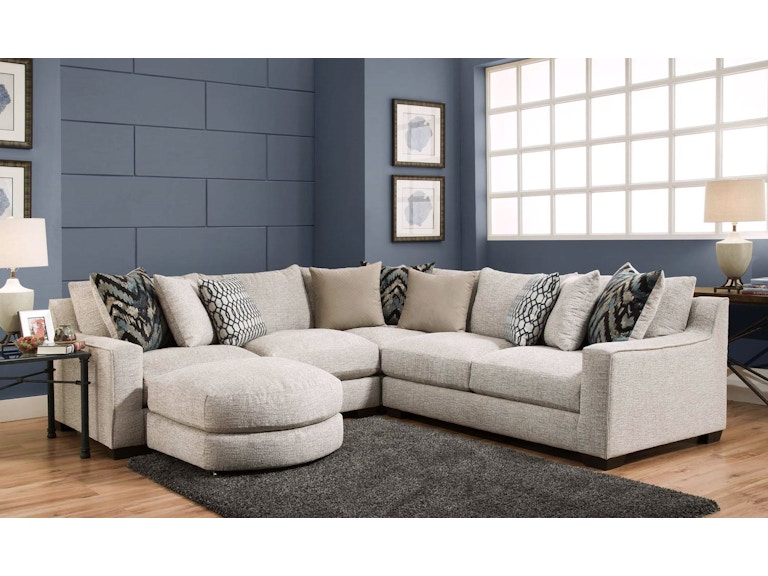 American Furniture Living Room Three Piece Sectional And American Furniture Living Room Three Piece Sectional And Ottoman Pkg Af201 At Furnitureland