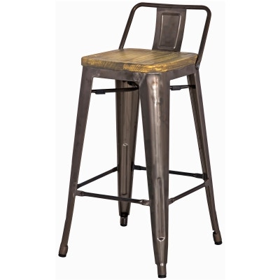 New Pacific Direct Metropolis Metal Backless Counter Stool 697174