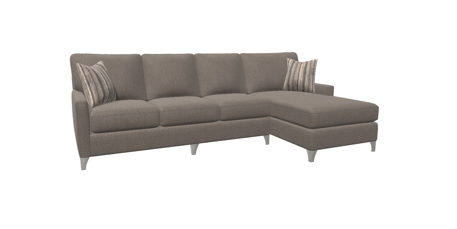 Bassett Custom Chaise Sectional 841013 21 Talsma Furniture Hudsonville Holland Byron Center