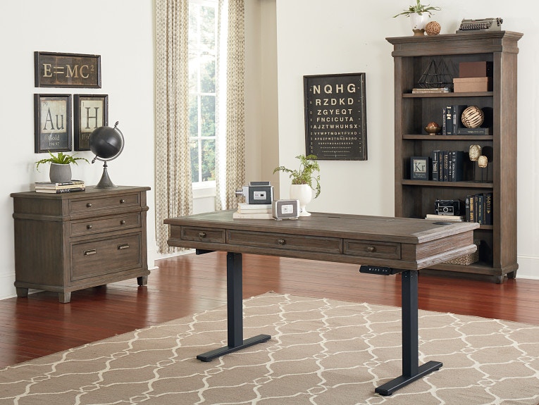 martin furniture adjustable desk