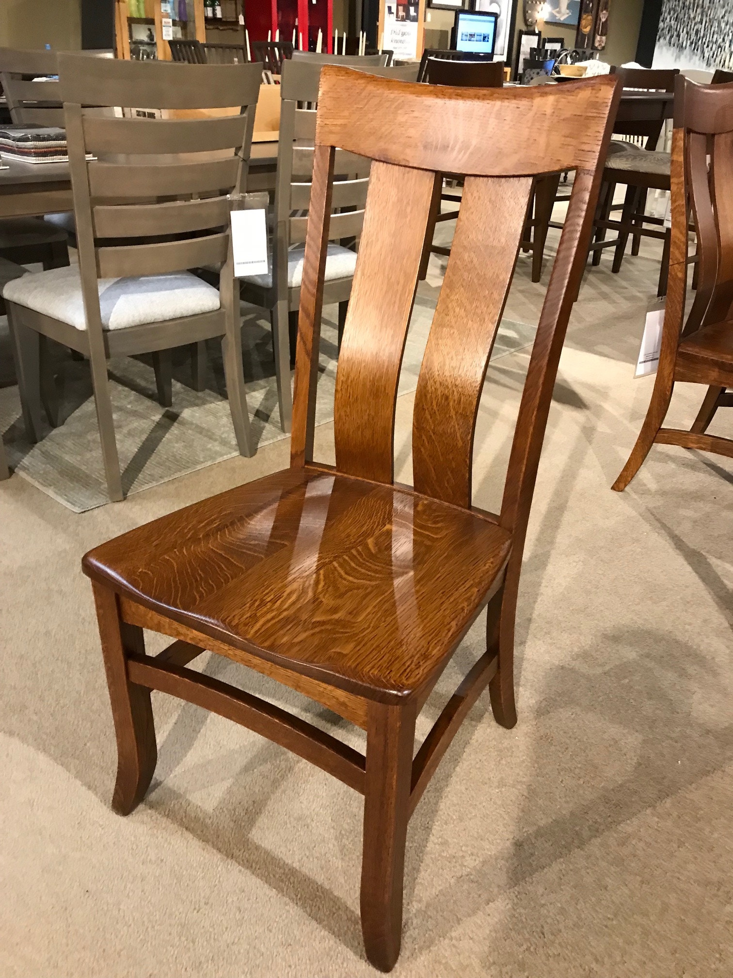 quarter sawn oak chairs