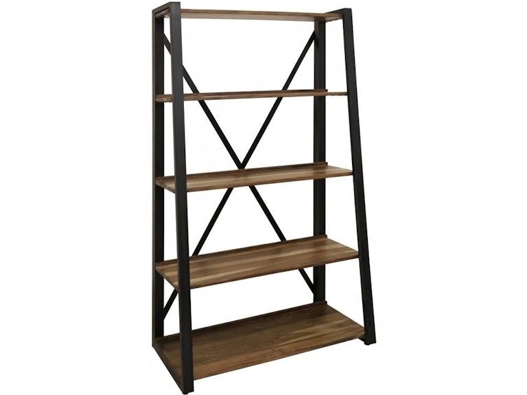 Wood And Metal Bookcase Wood And Metal Bookcase