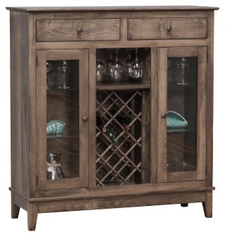 Daniel S Amish Wine Cabinet 779206 Talsma Furniture