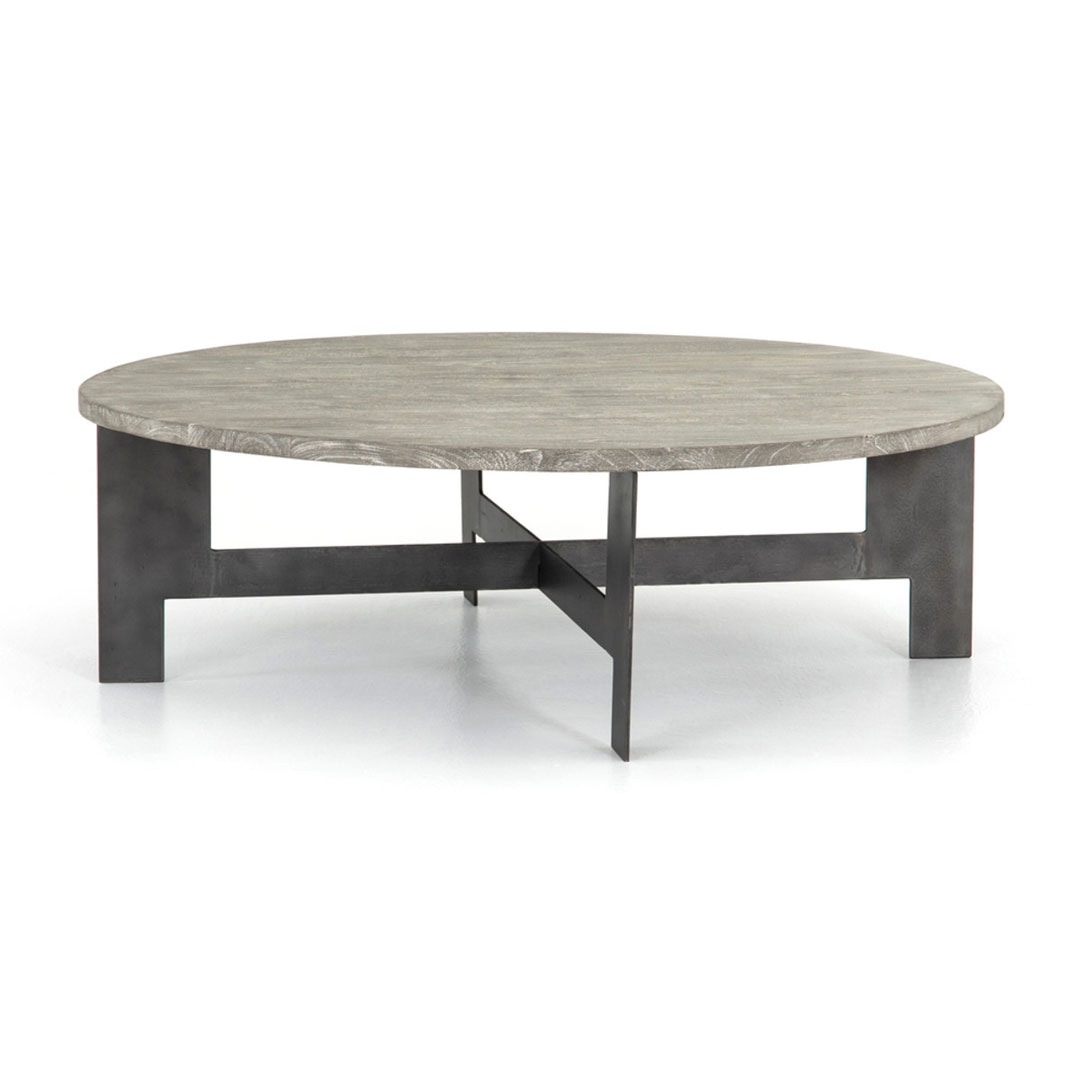  Round Coffee Table With Iron 