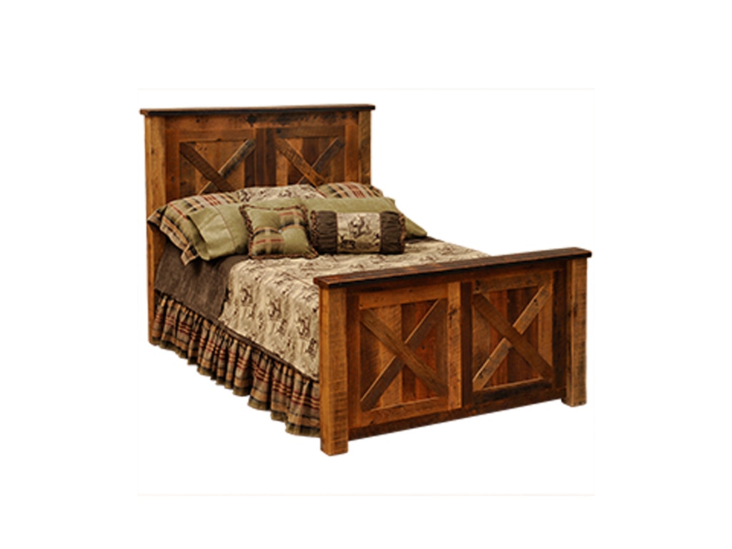  Barnwood Barndoor California King Bed 