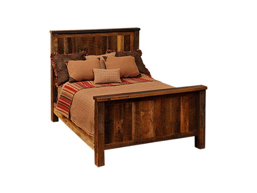  Barnwood Traditional Bed Headboard 