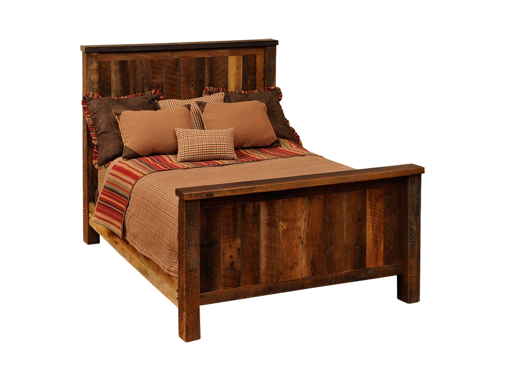  Barnwood Traditional Bed Headboard 