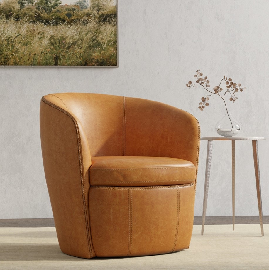  Saddle Leather Swivel 